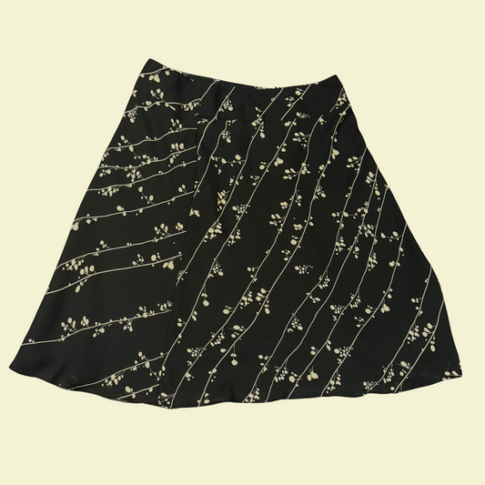 (M-L) Y2K Patterned Maxi Skirt