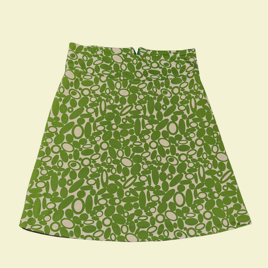 (S-M) Y2K Green Midi Skirt