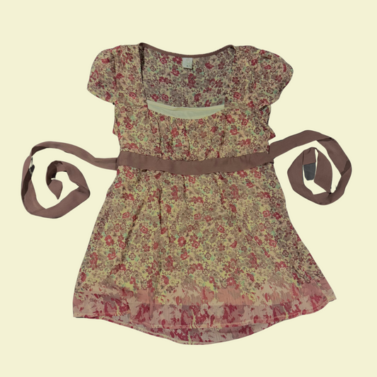 (M-L) Vintage Babydoll Top