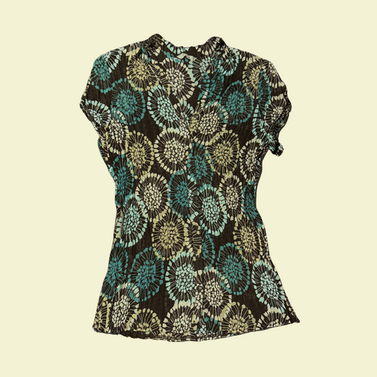 (XS-M) Y2K Sheer Button Up Top