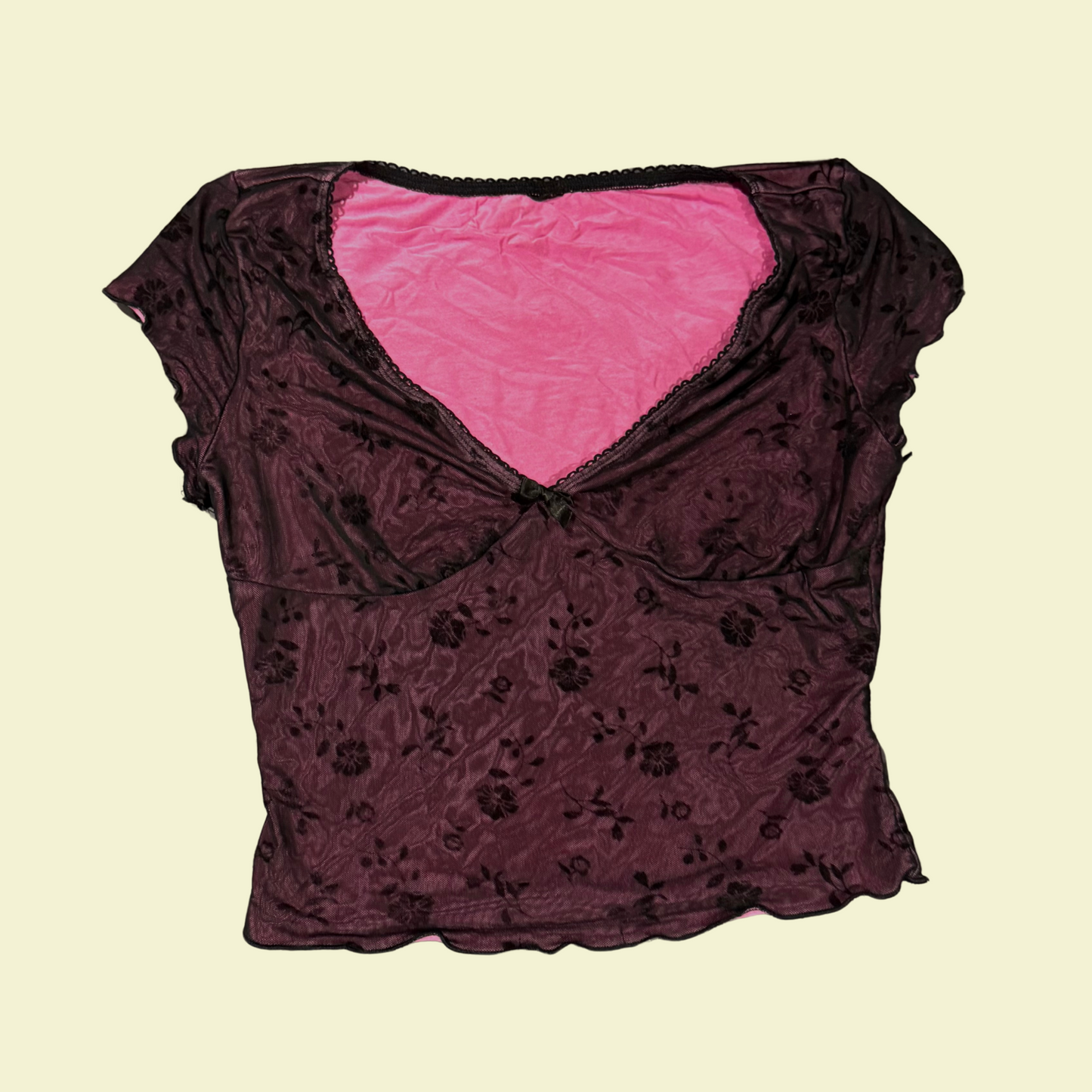 (M) Two-Toned Grunge Top